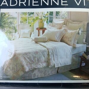 Adrienne Vittadini TOP‎ SHEET Queen Bedding China Blossom NEW Cottagecore Chic